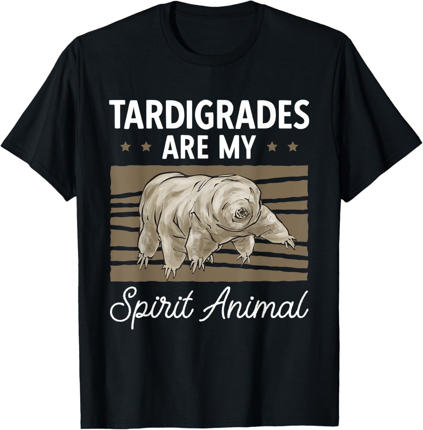 Tardigrade Water Bear Spirit Animal Tardigrade T-Shirt - T-Shirt | Black