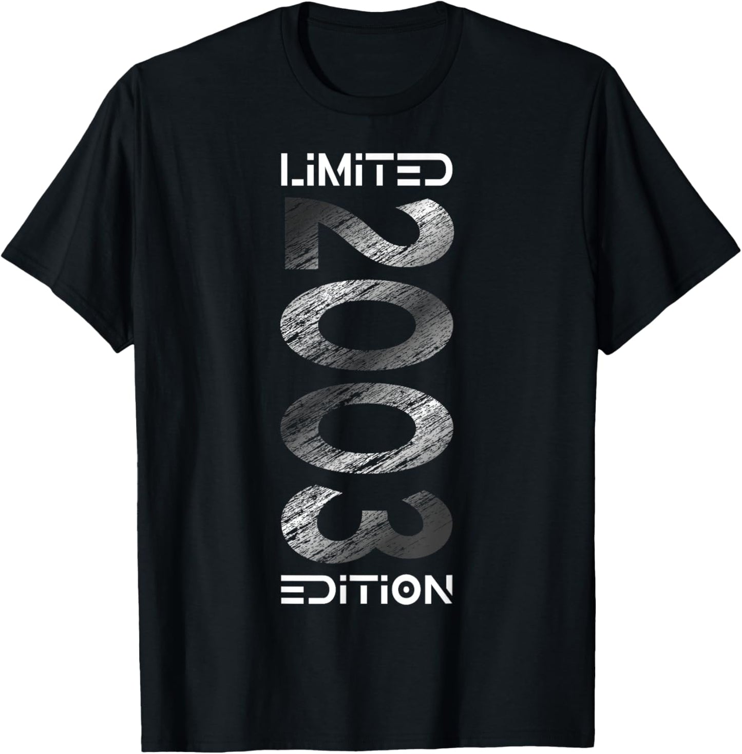 Limited Edition 2003 Man Woman 22th Birthday 22 T-Shirt - T-Shirt | Black