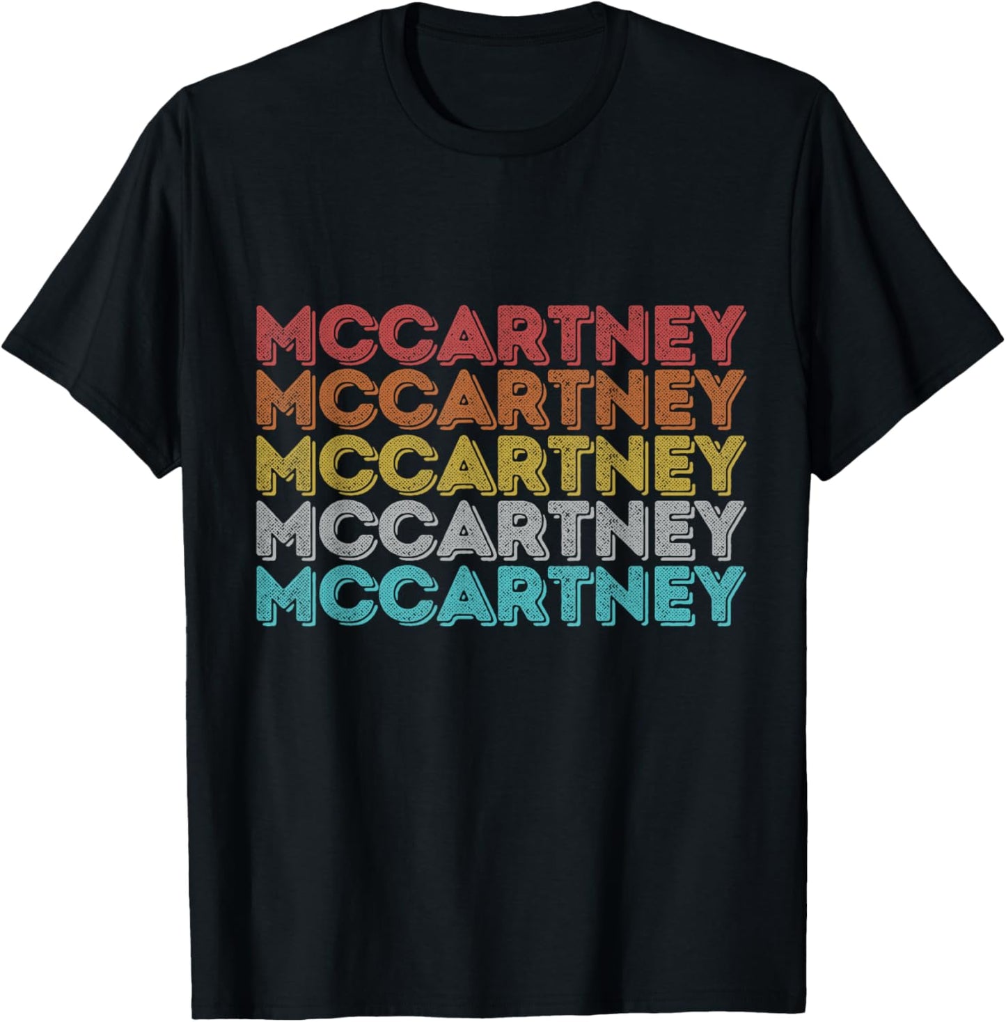 Vintage Retro McCartney T-Shirt - T-Shirt | Black