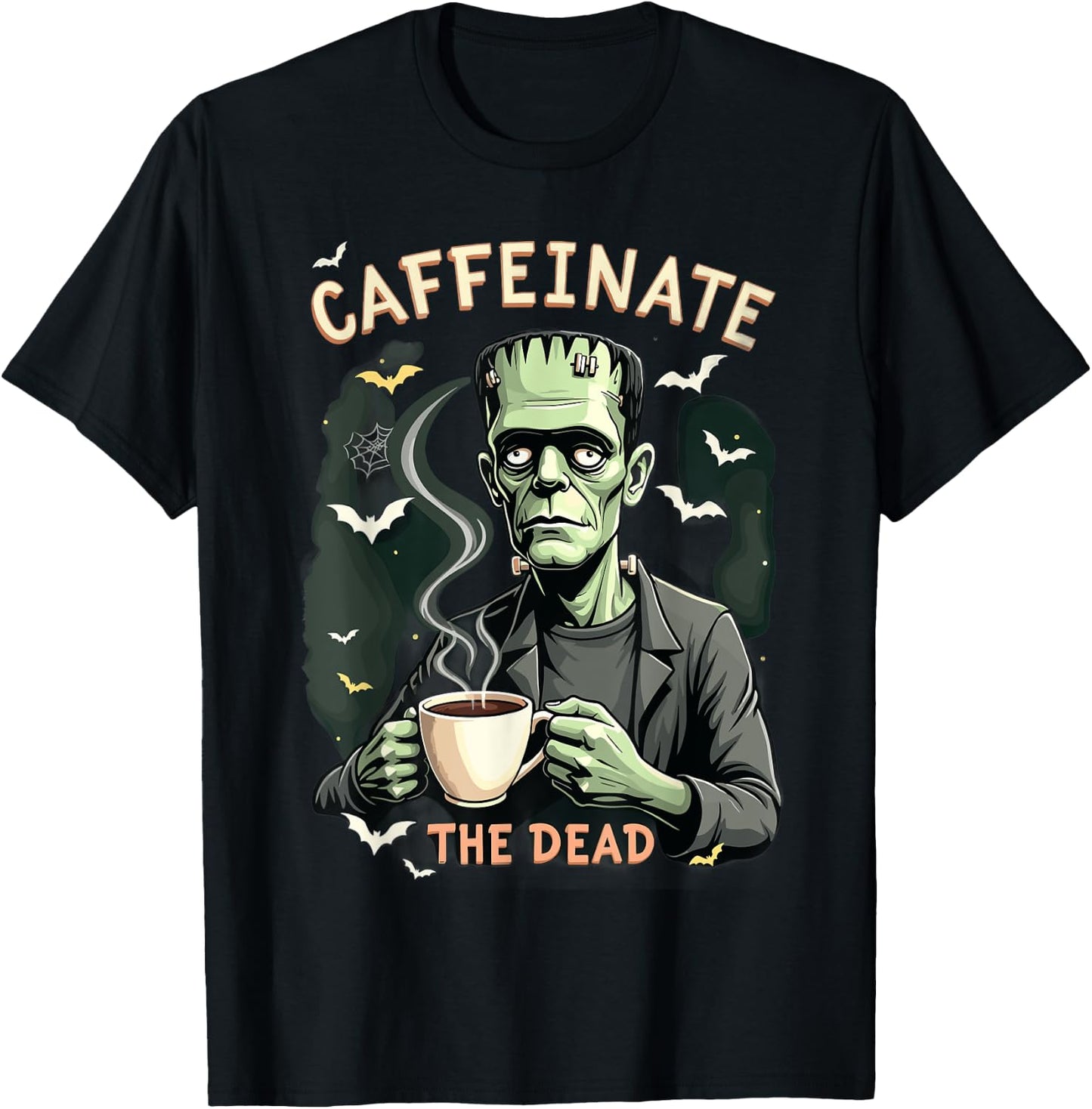 Haunted Frankenstein's Brew T-Shirt - T-Shirt | Black