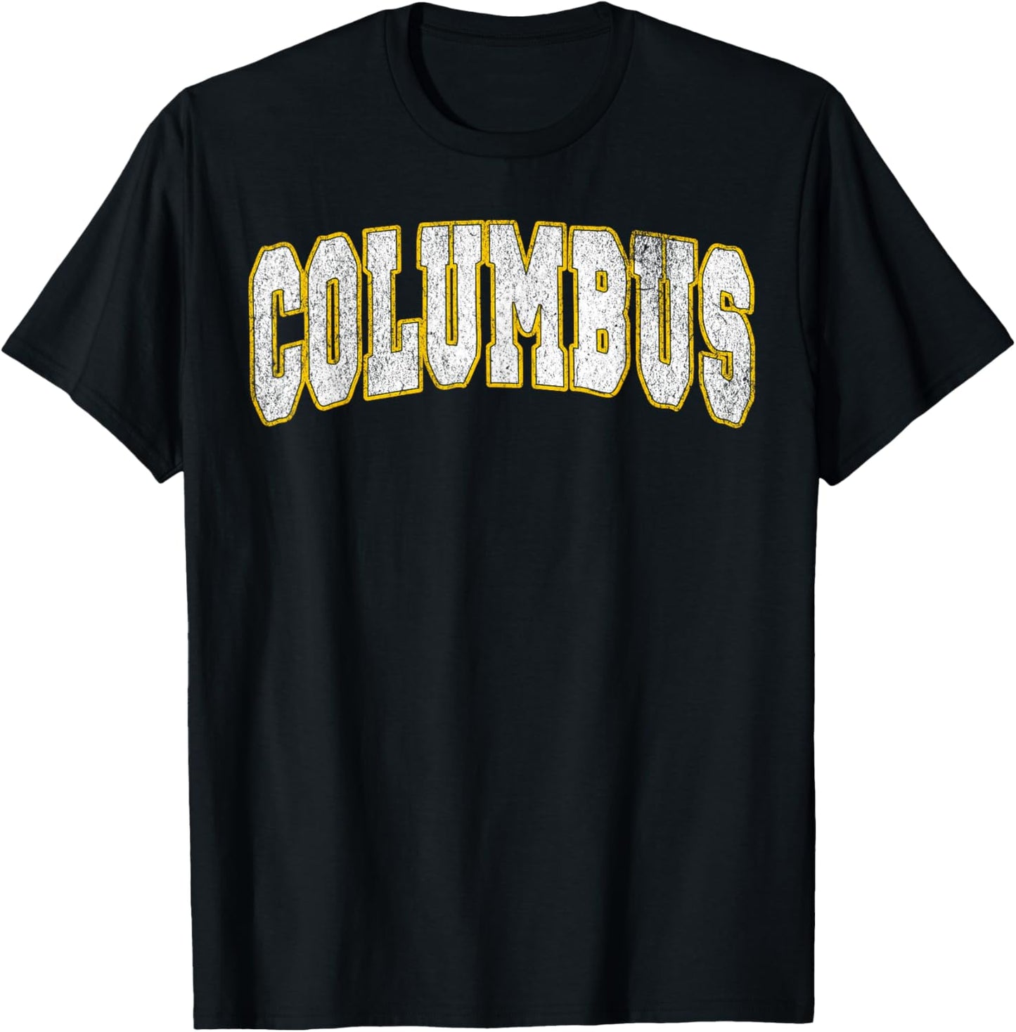 Columbus Vintage City T-Shirt - T-Shirt | Black