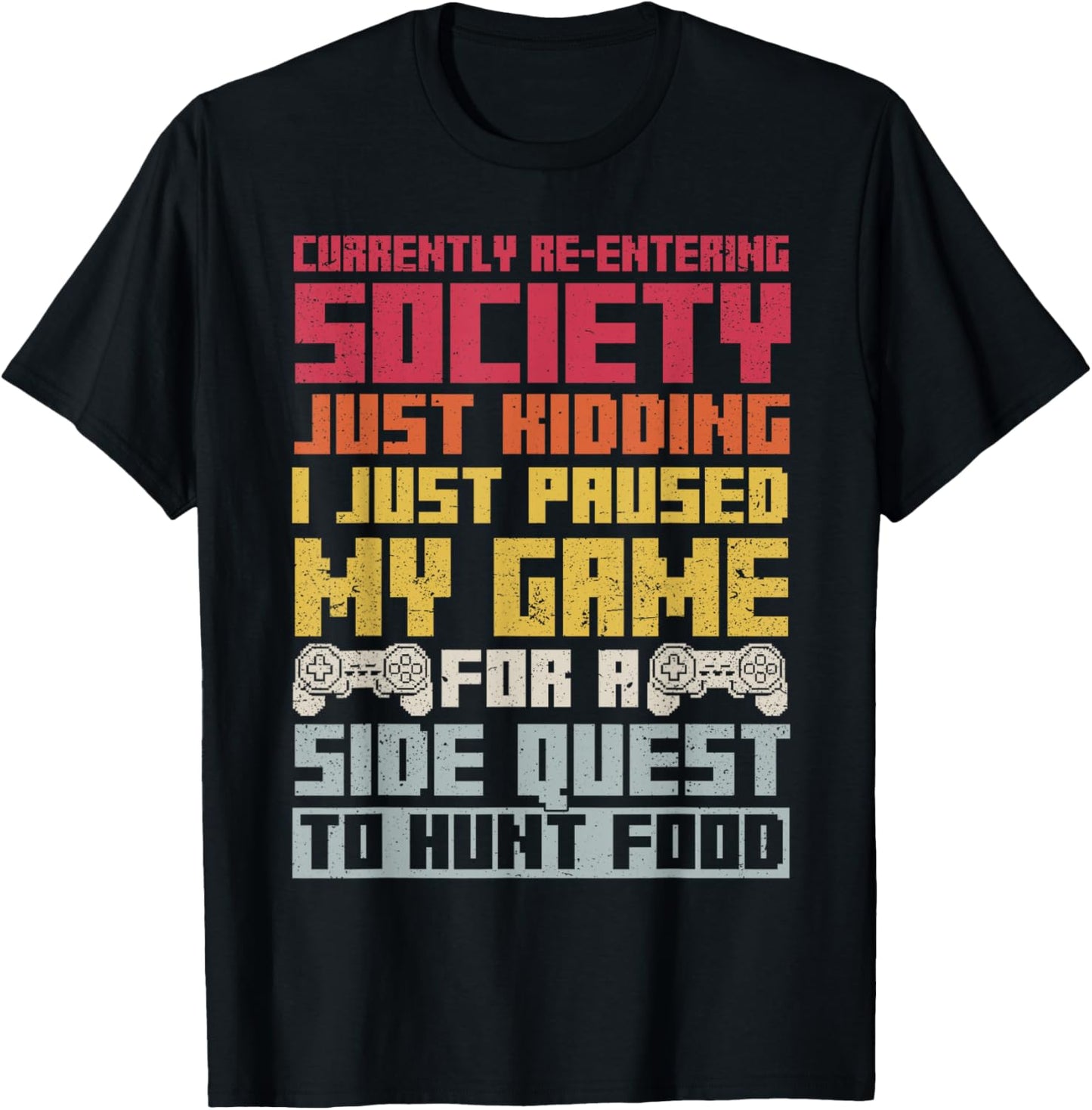 Gamer Funny Gaming meme boys Video Gaming T-Shirt - T-Shirt | Black