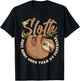 A Sloth Does More Work Than My Pancreas T-Shirt - T-Shirt | Black