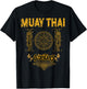 Sawadee Thai Traditional sak yant Thai Twin Tiger Muay Thai T-Shirt - T-Shirt | Black