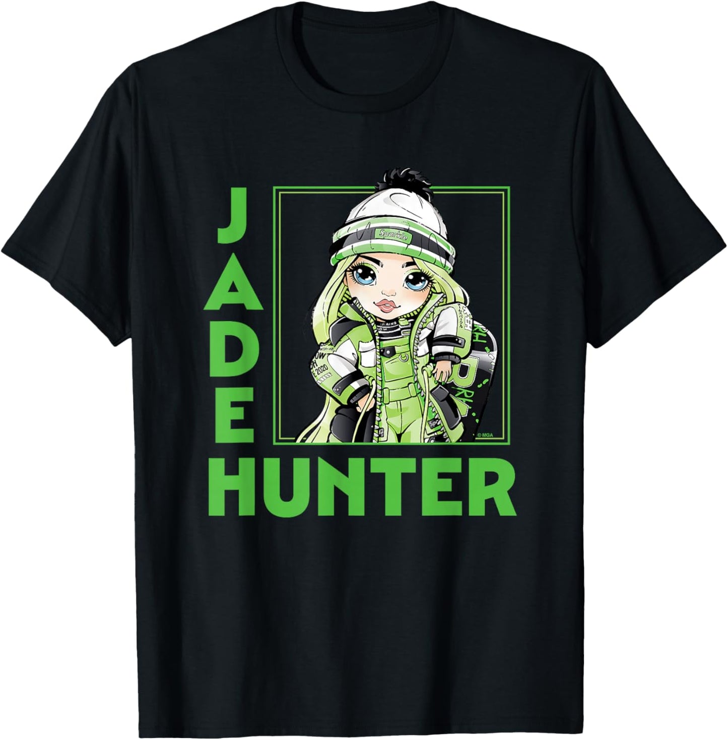 Rainbow High - RH Holiday Jade Hunter T-Shirt - T-Shirt | Black