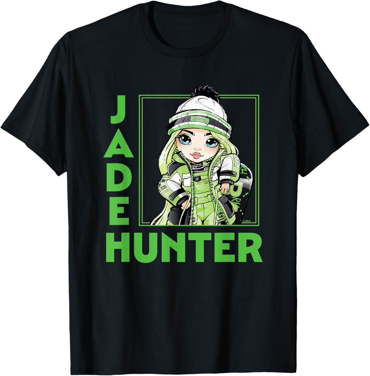 Rainbow High - RH Holiday Jade Hunter T-Shirt - T-Shirt | Black