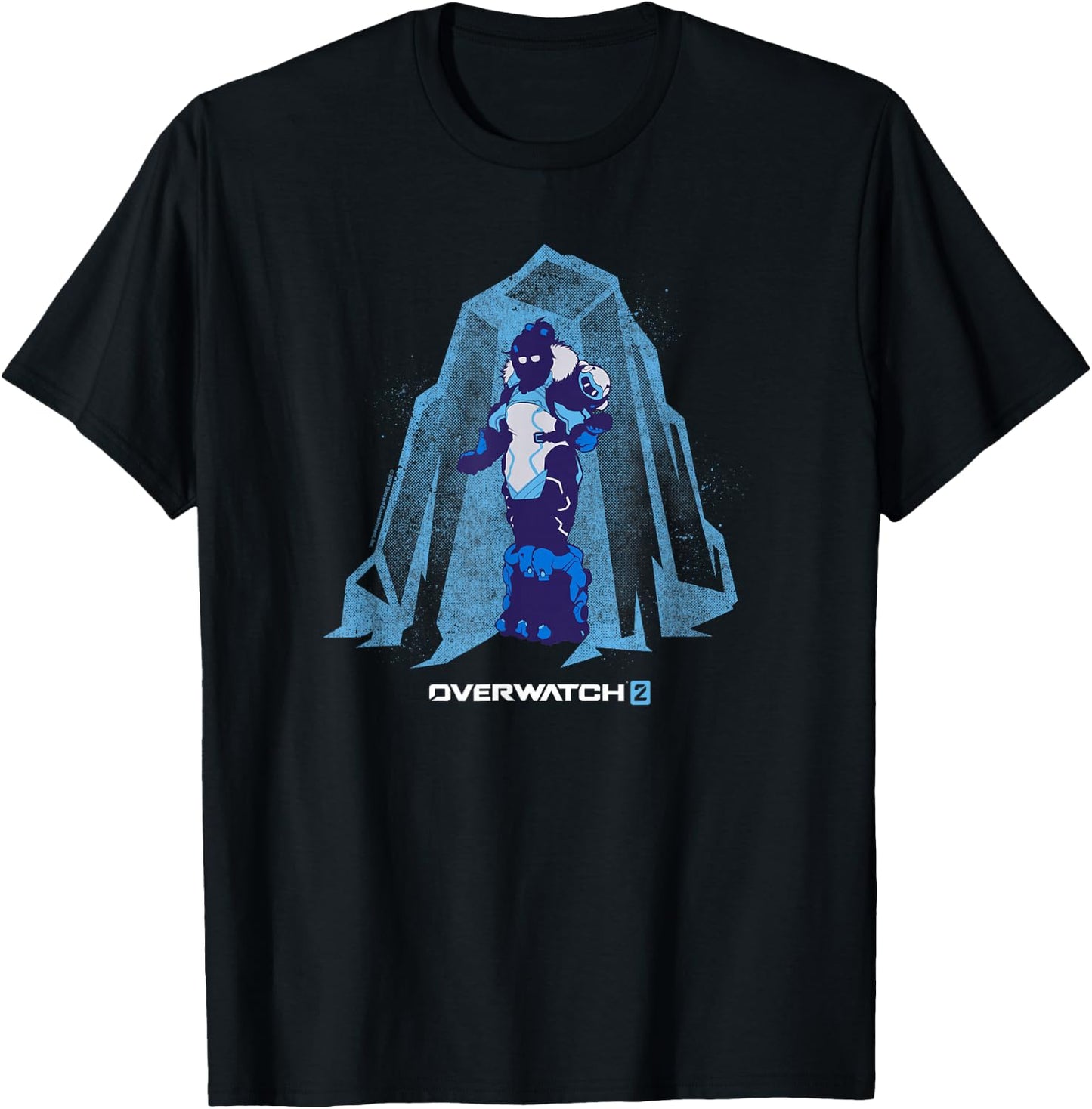 Overwatch 2 Mei Iceberg Logo T-Shirt - T-Shirt | Black