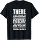 Oak Island North Atlantic Treasure Hunting Humor T-Shirt - T-Shirt | Black