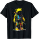 Bear Painting Drawing Colorful Animal Art Bear T-Shirt - T-Shirt | Black