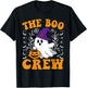 Halloween Ghost The Boo Crew Costume Matching Men Women Kids T-Shirt - T-Shirt | Black