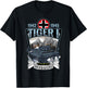Vintage World War 2 German Tank Tiger I (1) Gift T-Shirt - T-Shirt | Black