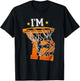 12th Birthday Basketball Shirt I'm 12 Boy Girl 12th Birthday T-Shirt - T-Shirt | Black