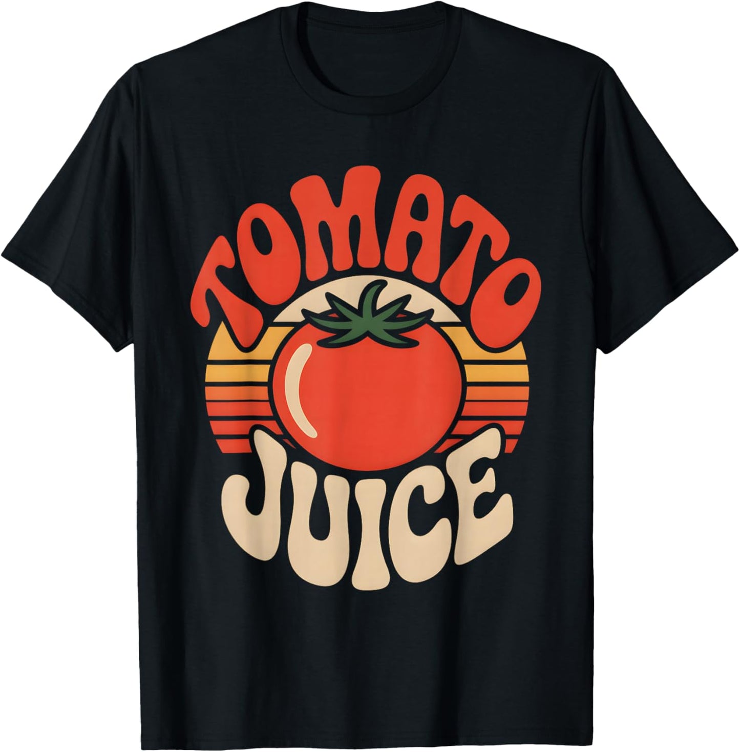 Jus de Tomate rétro T-Shirt - T-Shirt | Black