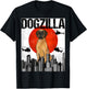 Funny Vintage Japanese Dogzilla Brown Great Dane T-Shirt - T-Shirt | Black