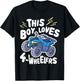 ATV Quad Biking Graphic - This Boy Loves 4 Wheelers T-Shirt - T-Shirt | Black