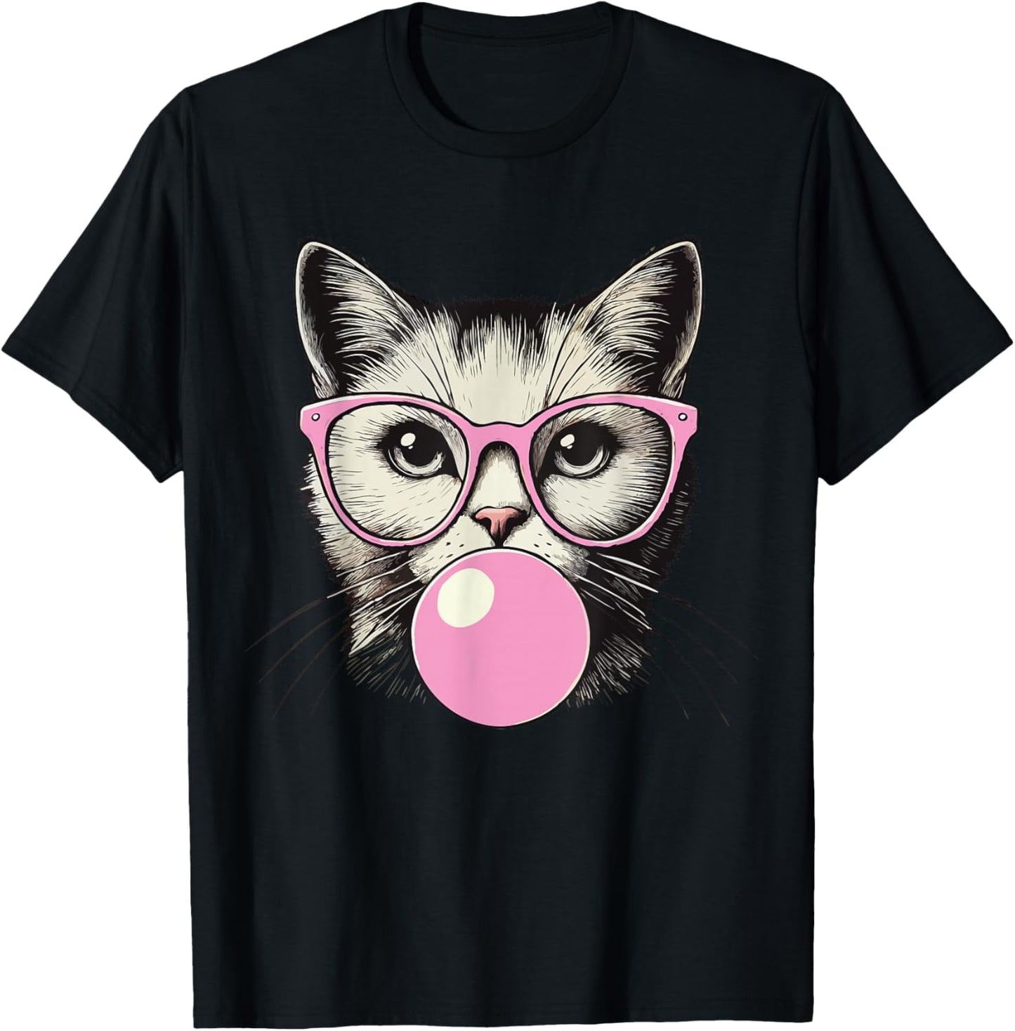 Cute Cat Shirt Funny Cat Lovers T-Shirt - T-Shirt | Black