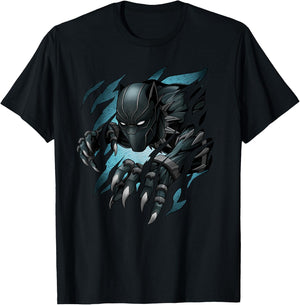 Marvel Black Panther T'Challa Claw Marks Small T-Shirt - T-Shirt | Black