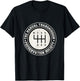 Manual Transmission Preservation Society 3 Pedals 6 Speed T-Shirt - T-Shirt | Black