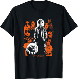 Trick r Treat Sam Collage T-Shirt - T-Shirt | Black