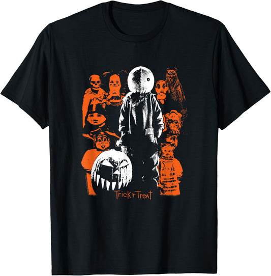 Trick r Treat Sam Collage T-Shirt - T-Shirt | Black