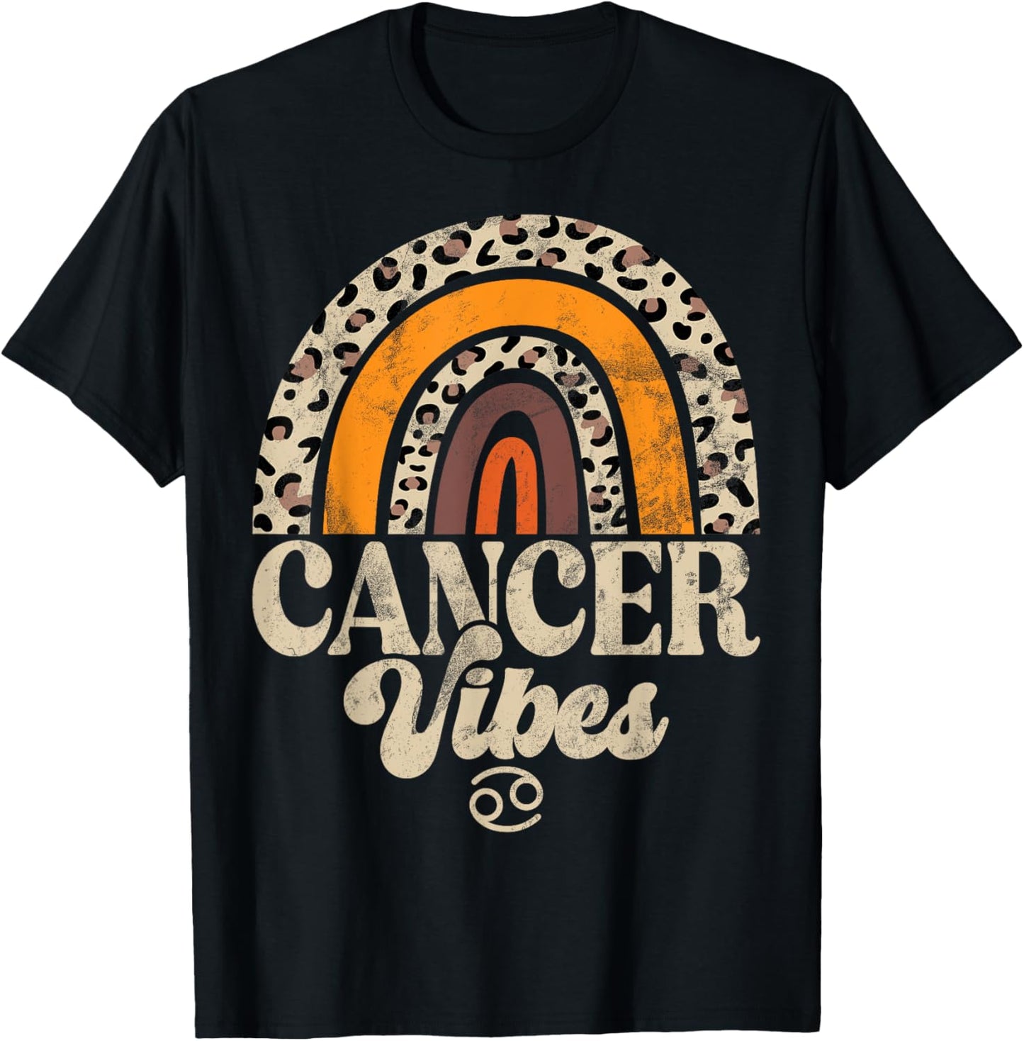 Cancer Vibes Cancer Zodiac T-Shirt - T-Shirt | Black