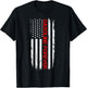 Gasoline Forever Patriotic USA Flag Fun Fuel Gas Cars Lovers Women Men T-Shirt - T-Shirt | Black