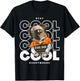 Stay Cool Everywhere. Funny Cool Dog Women Kids T-Shirt - T-Shirt | Black
