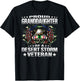 Proud Granddaughter Of A Desert Storm Veteran Vet's Family T-Shirt - T-Shirt | Black