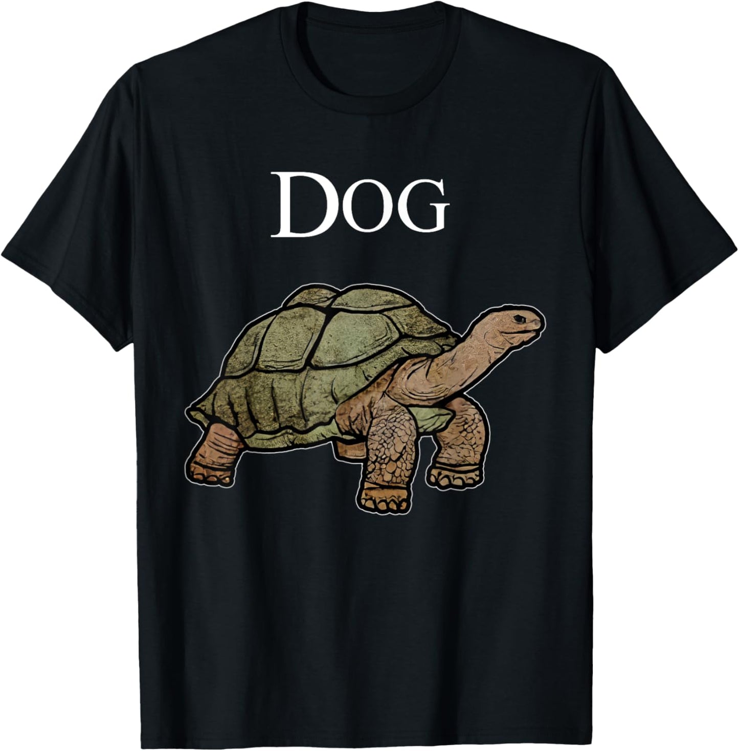 Dog Turtle Meme Funny Joke Dogs for Women T-Shirt - T-Shirt | Black