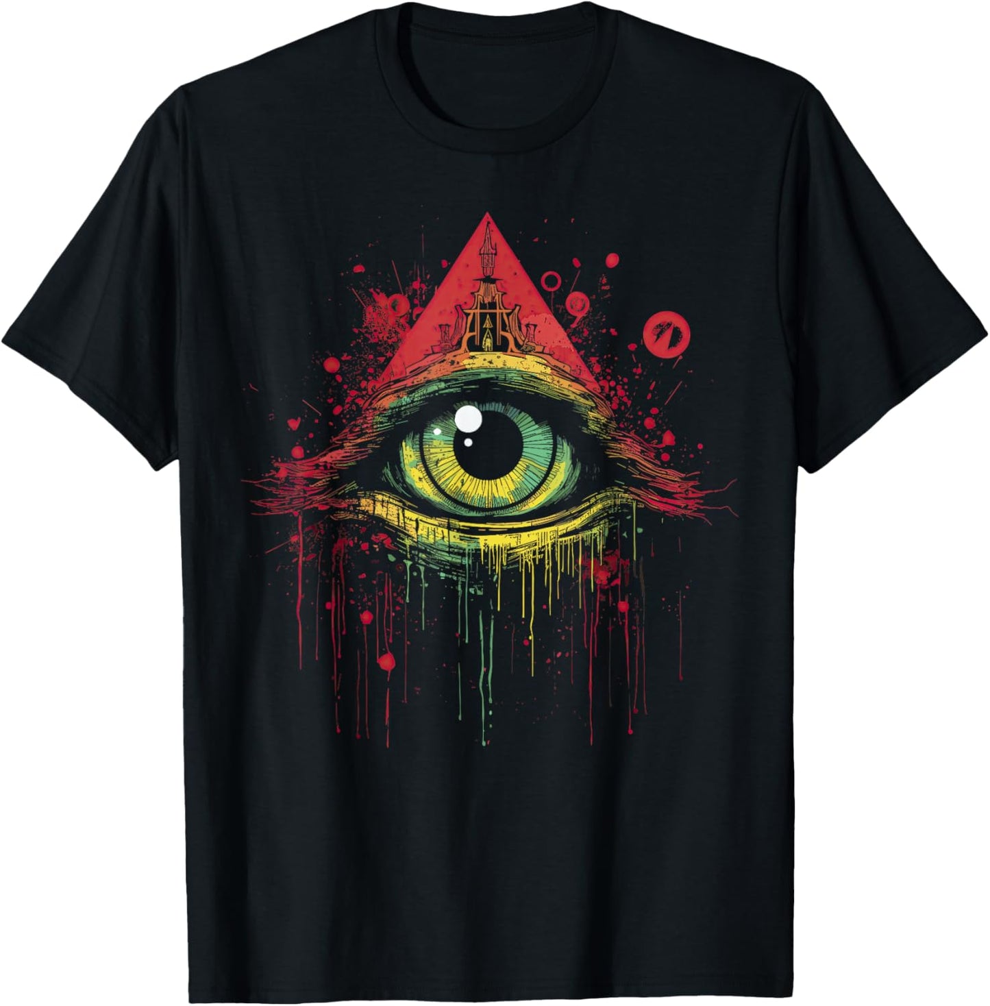Witchcraft Third Eyeball Goth Eye Spiritual Enlightenment T-Shirt - T-Shirt | Black