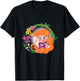 Vida the Vet, Flowery Vet Care, Graphic Logo T-Shirt - T-Shirt | Black
