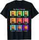 My Many Moods Funny Cat Grumpy Face - Kitten Cat Lover T-Shirt - T-Shirt | Black