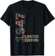 78th Birthday Gift men Vintage born 1947 turning 78 Year Old T-Shirt - T-Shirt | Black