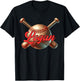 Logan Baseball Custom Name T-Shirt - T-Shirt | Black