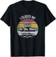Retro Vintage I Closed My Book To Be Here Reading Teacher T-Shirt - T-Shirt | Black
