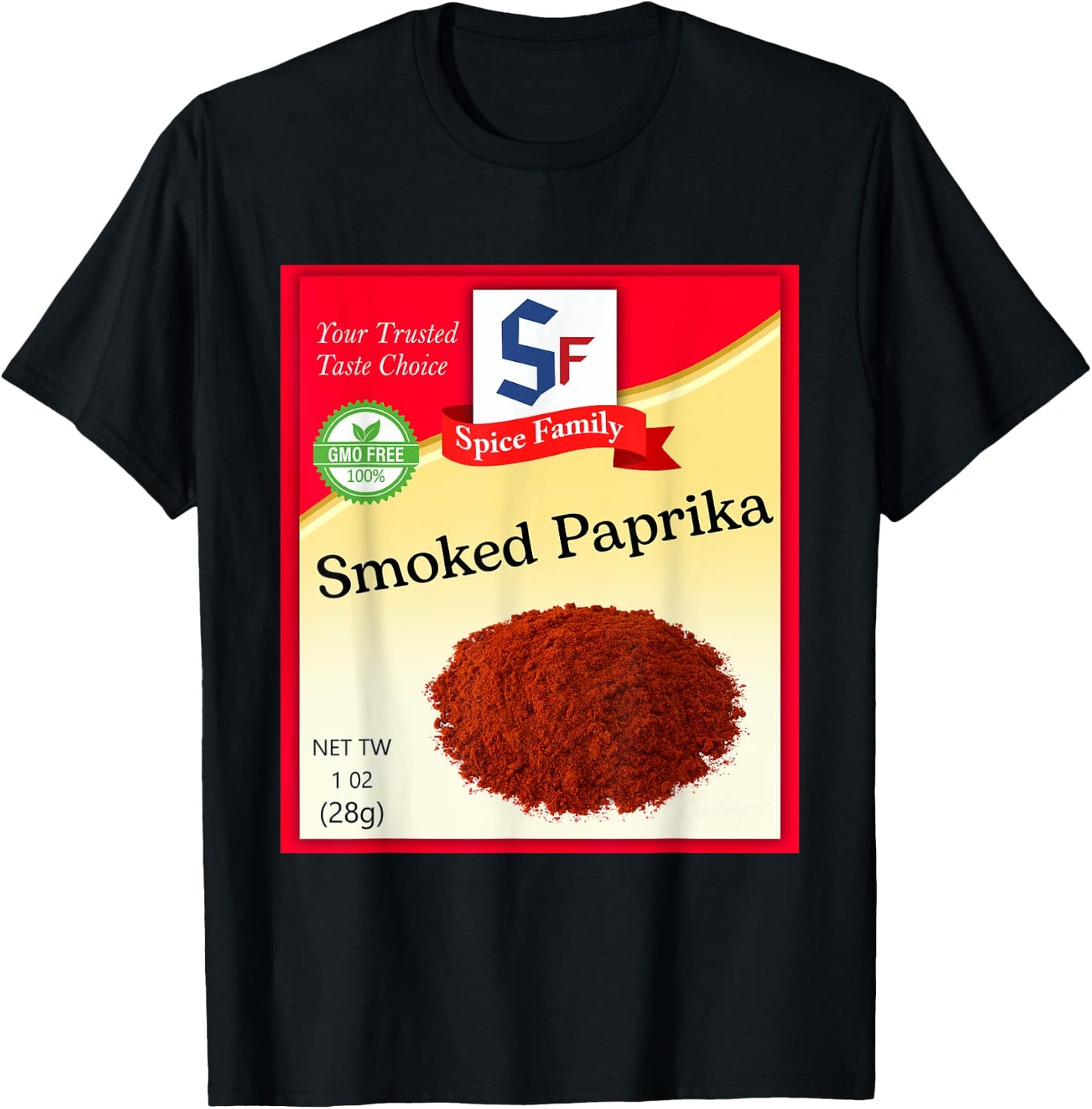 Smoked Paprika Condiment Costume Holiday Spice Costumes T-Shirt - T-Shirt | Black