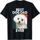 Best Dog Maltese Dad Ever for Father's Day Women T-Shirt - T-Shirt | Black