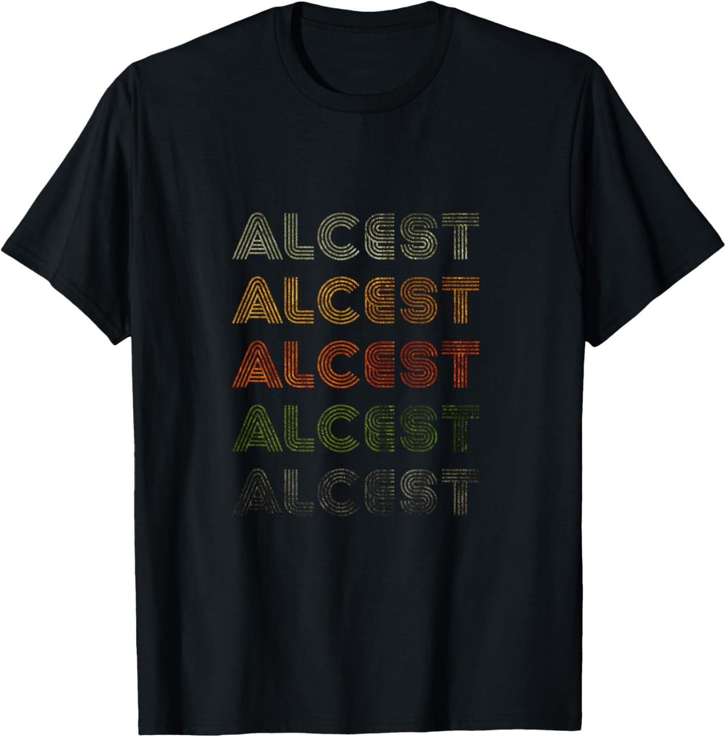 Love Heart Alcest Grunge Vintage Style Black Alcest T-Shirt - T-Shirt | Black
