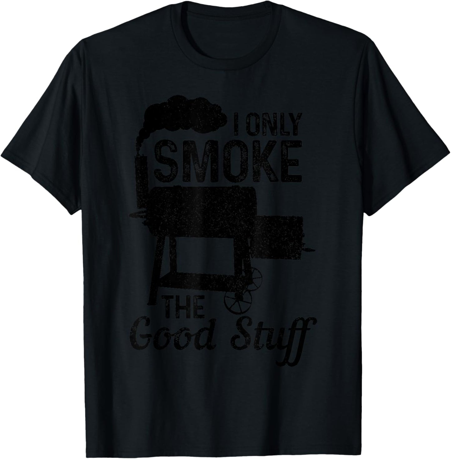 BBQ Meat Smoking Smoker Grill Grilling Funny T-Shirt - T-Shirt | Black