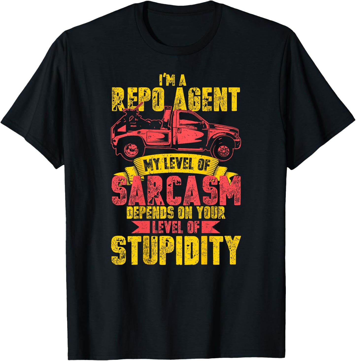 Funny Repo Shirts Repossession Recovery Agent Gifts T-Shirt - T-Shirt | Black