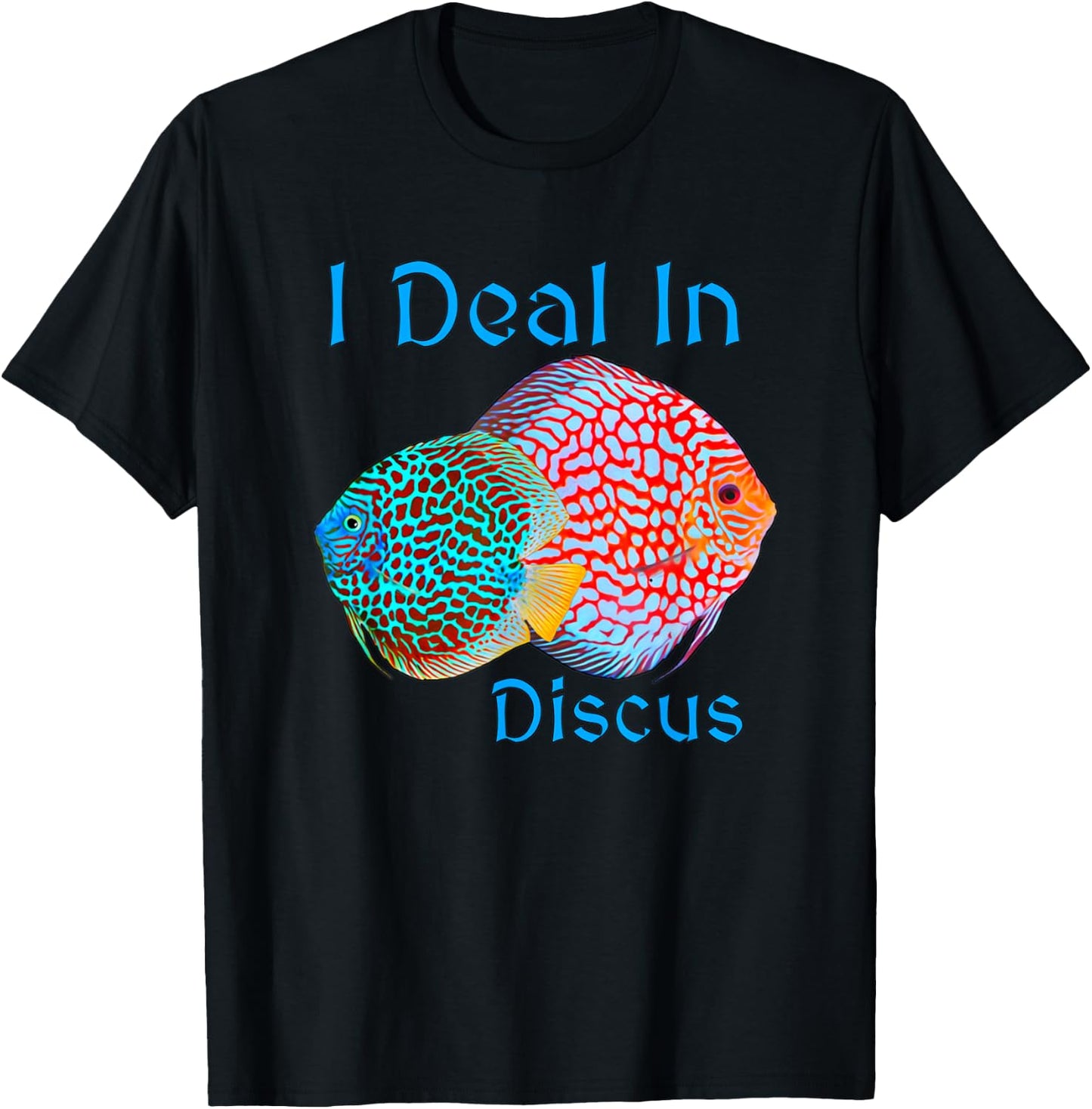 Discus Fish Breeder Seller Aquarium Keeper Gift T-Shirt - T-Shirt | Black