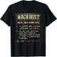 Machinist Gift Funny Dictionary Definition T-Shirt - T-Shirt | Black