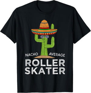 Fun Roller Skating Lover Humor Saying | Funny Roller Skater T-Shirt - T-Shirt | Black