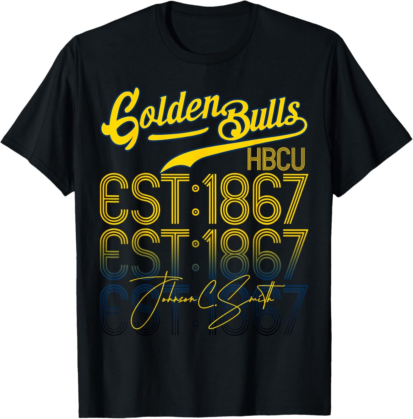 Retro .Johnson Home C. Vintage .Smith Study University Era T-Shirt - T-Shirt | Black