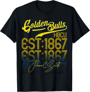 Retro .Johnson Home C. Vintage .Smith Study University Era T-Shirt - T-Shirt | Black