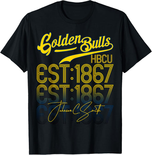 Retro .Johnson Home C. Vintage .Smith Study University Era T-Shirt - T-Shirt | Black