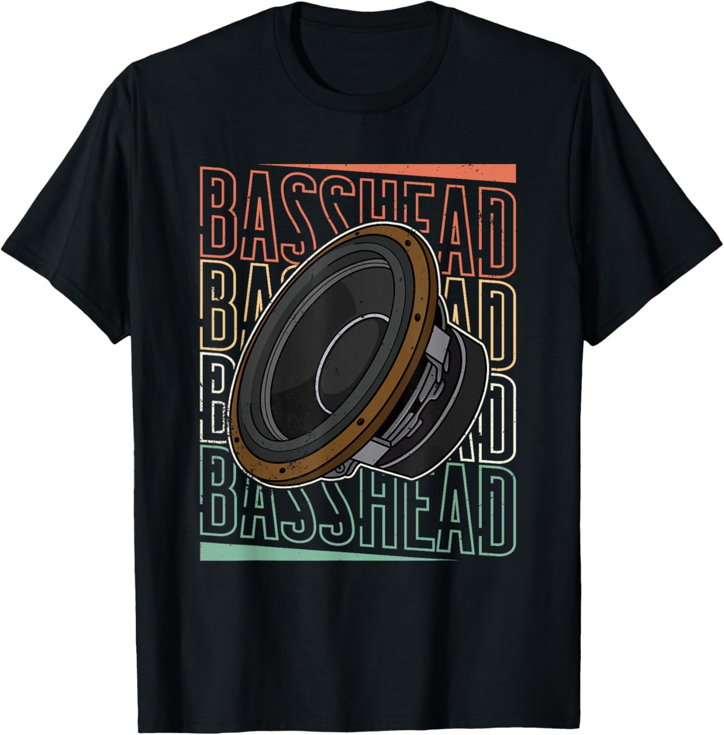 Subwoofer Sound Engineer Audio Synthesizer Music Mixer T-Shirt - T-Shirt | Black