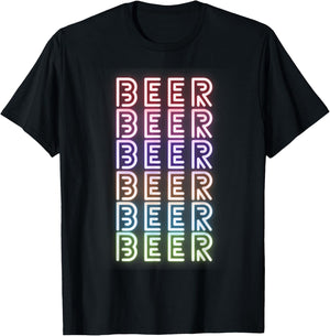 Funny Beer Retro Vintage Alcohol Beer Drinking T-Shirt - T-Shirt | Black