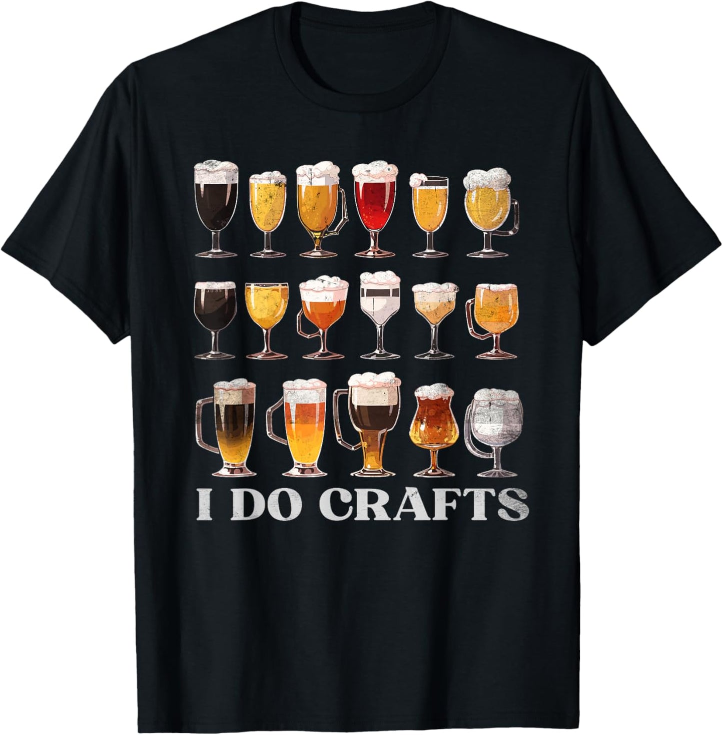 Craft Beer Vintage - I Do Crafts Home Brew Costume T-Shirt - T-Shirt | Black