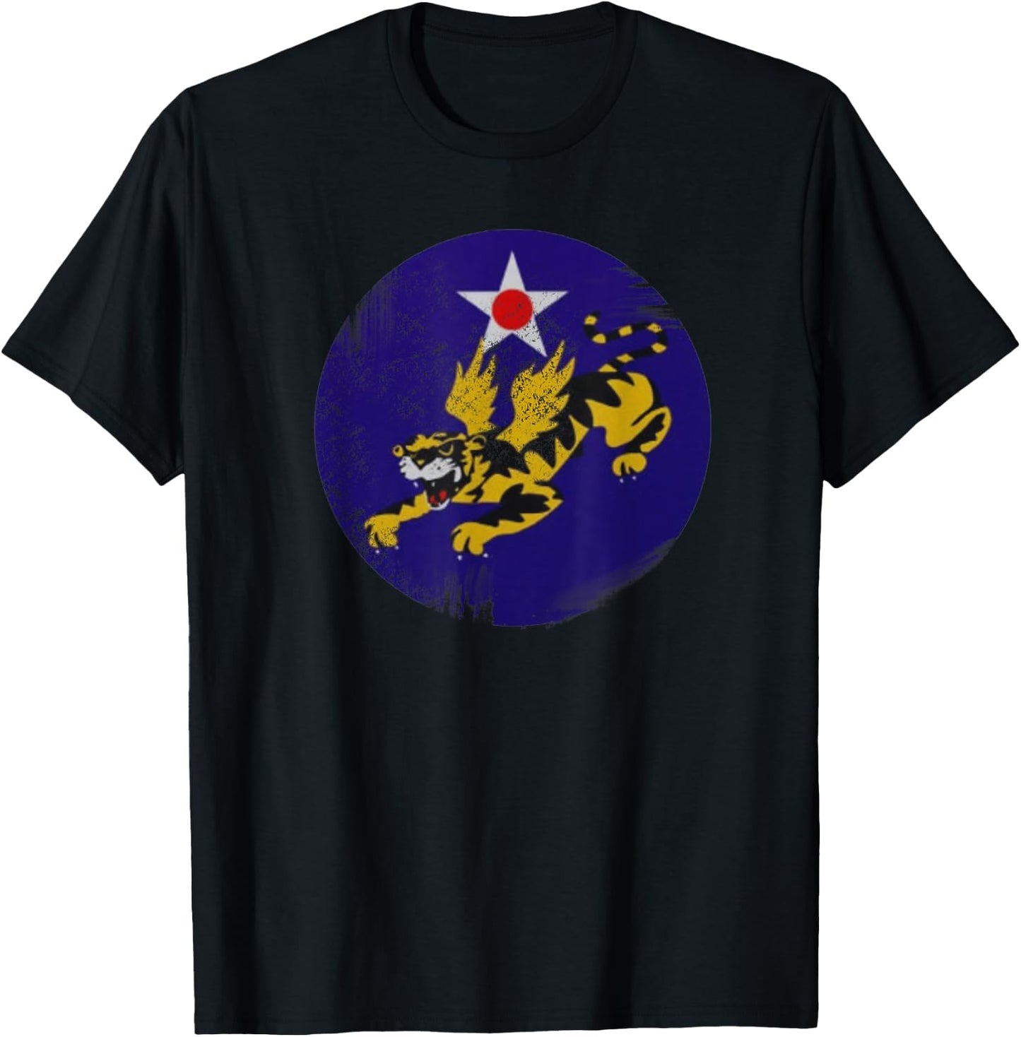 Flying Tigers 14th Space Command Vandenberg T-Shirt - T-Shirt | Black